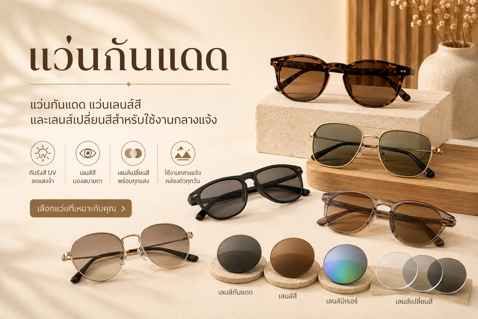 แว่นกันแดด January Optical